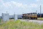 A Train waits to get through Englewood Yard